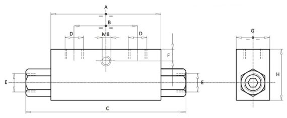 VALVOLA DI BLOCCO PILOTATE DOPPIO EFFETTO DA 1/2'' - immagine 2
