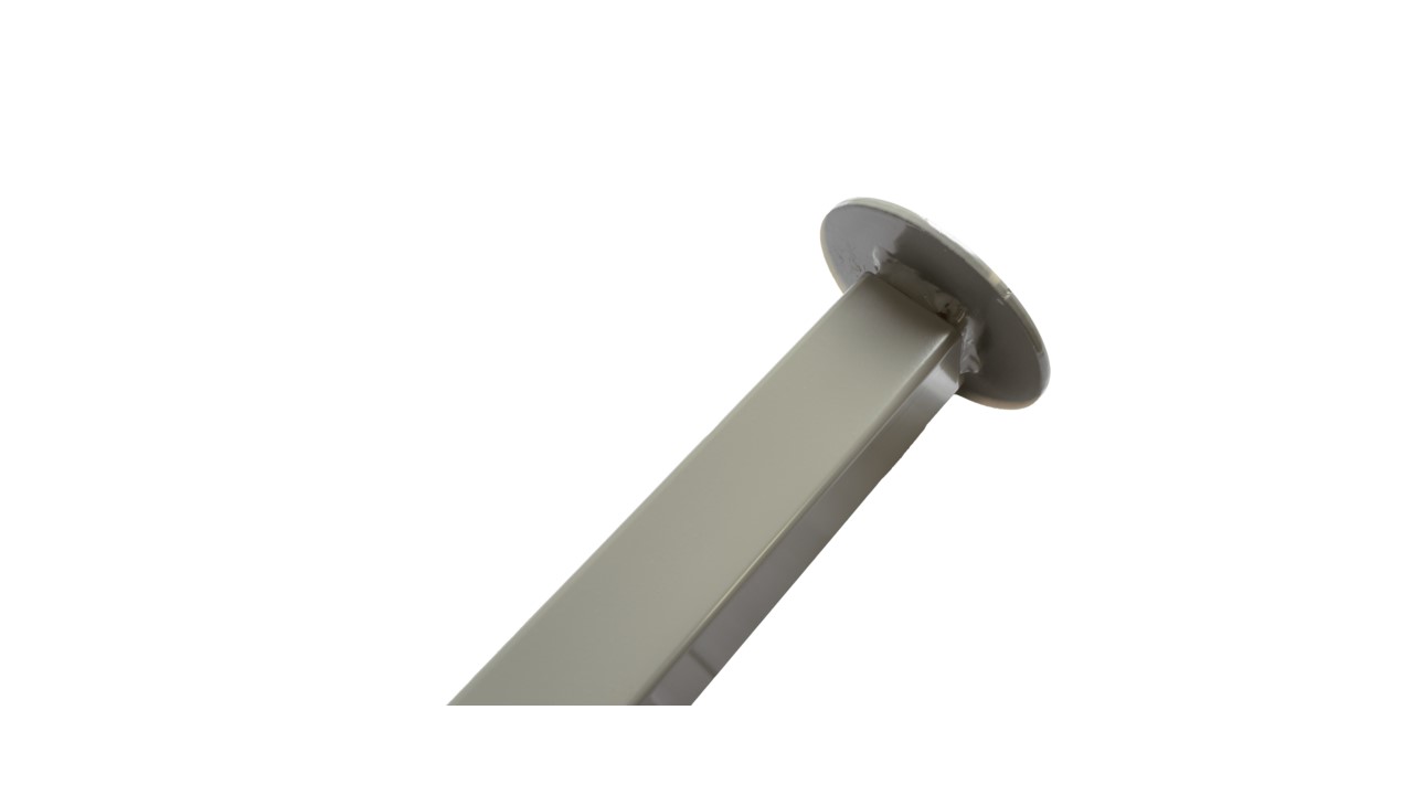 SERVOTIMONE TELESCOPICO CON MANOVELLA SUPERIORE 40X40 MM PORTATA 200KG - immagine 3