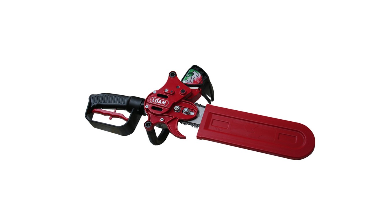 Seghetto potatura pneumatico Lisam SKY-MAN 10" CON BARRA A CATENA A PUNTA - immagine 4