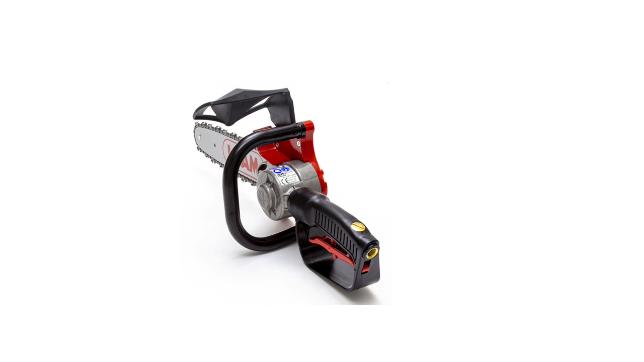 Seghetto potatura pneumatico Lisam SKY-MAN 10" CON BARRA A CATENA A PUNTA - immagine 2